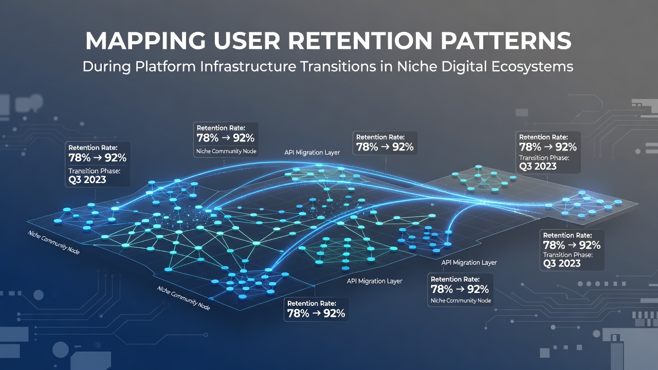 Mapping User Retention Patterns During Platform Infrastructure Transitions in Niche Digital Ecosystems